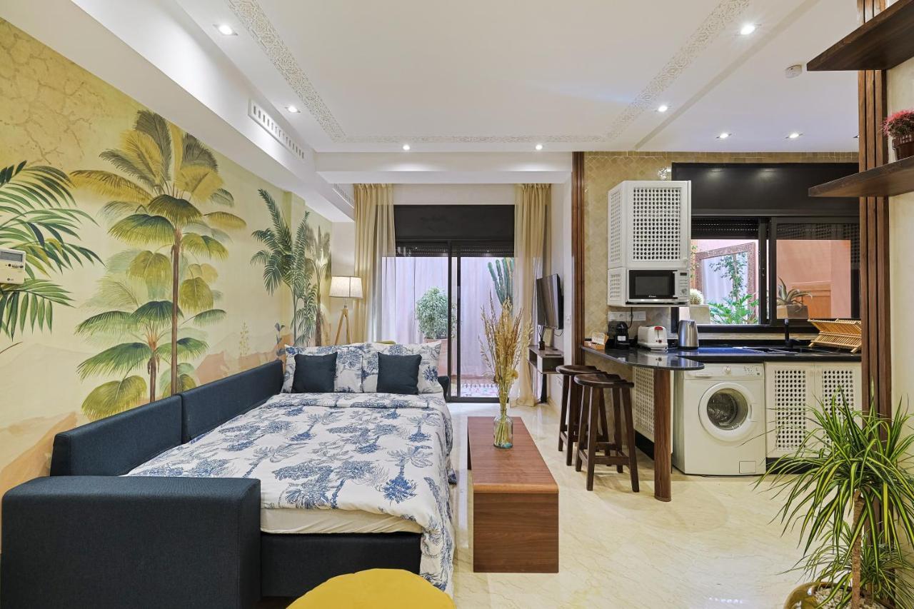 Oasis - Appartement Authentique A Gueliz Марракеш Экстерьер фото