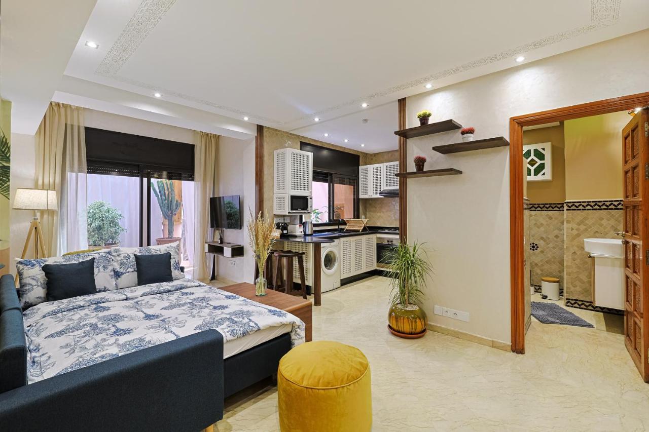 Oasis - Appartement Authentique A Gueliz Марракеш Экстерьер фото