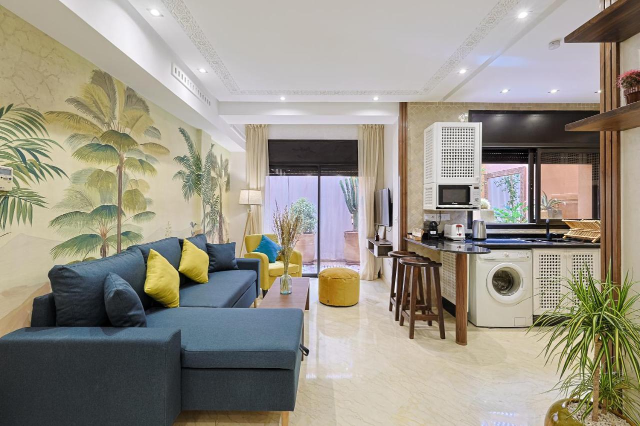 Oasis - Appartement Authentique A Gueliz Марракеш Экстерьер фото