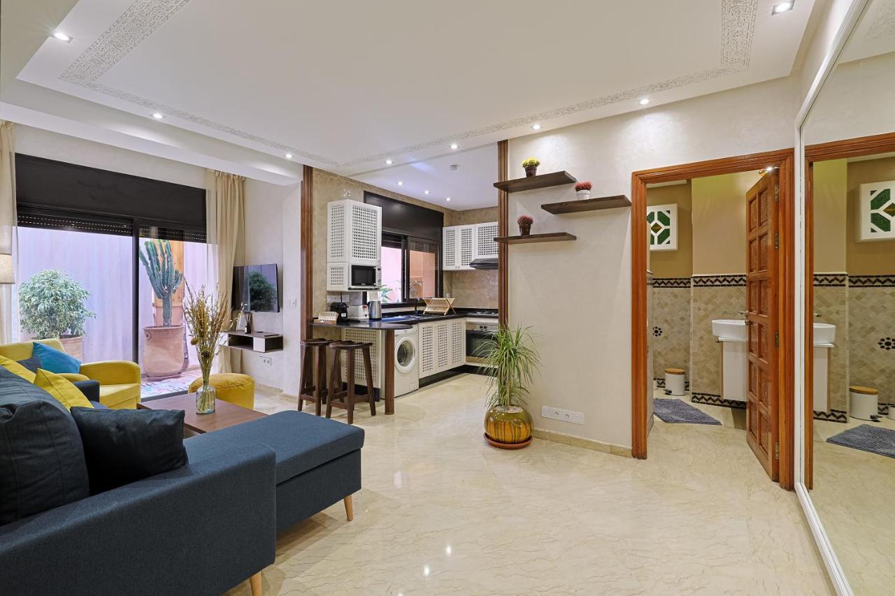 Oasis - Appartement Authentique A Gueliz Марракеш Экстерьер фото